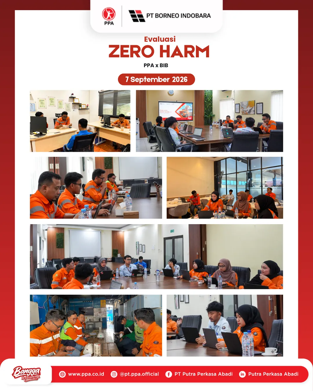 EVALUASI ZERO HARM – PT PPA JOBSITE BORNEO INDOBARA